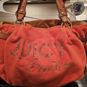 Juicy Couture Vintage Orange Hobo Bag